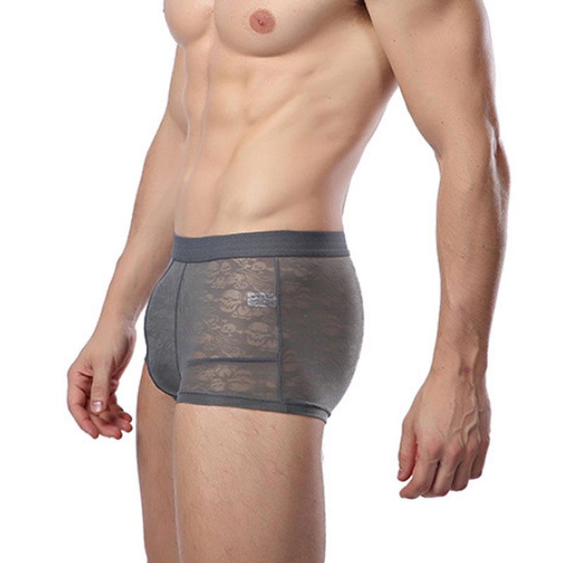 Летние Удобные Сексуальные Мягкие Геи Трусы Шорты Марлевые Брифы Дизайнерские Мужские С Низкой Посадкой Прохладные Ажурные Мужские Дышащие Аксессуары