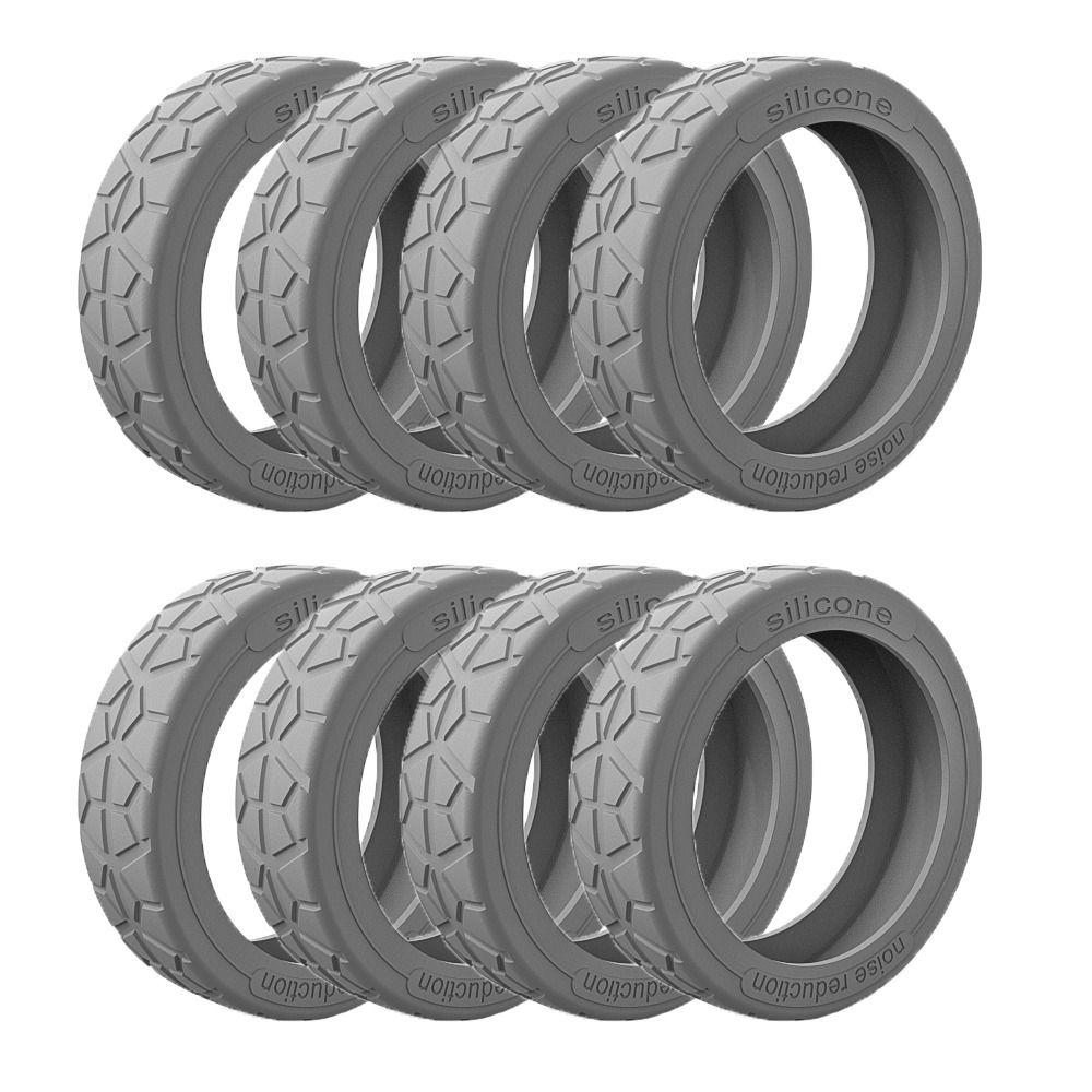 8 шт. Силиконовые защитные чехлы для колес чемодана, снижающие шум, чехлы для колесиков тележки