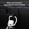 Leather Car Headrest Hooks Universal Seat Hanger Hook Storage Rack  Car Passenger Glove Box