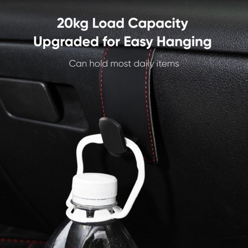 Leather Car Headrest Hooks Universal Seat Hanger Hook Storage Rack Car Passenger Glove Box