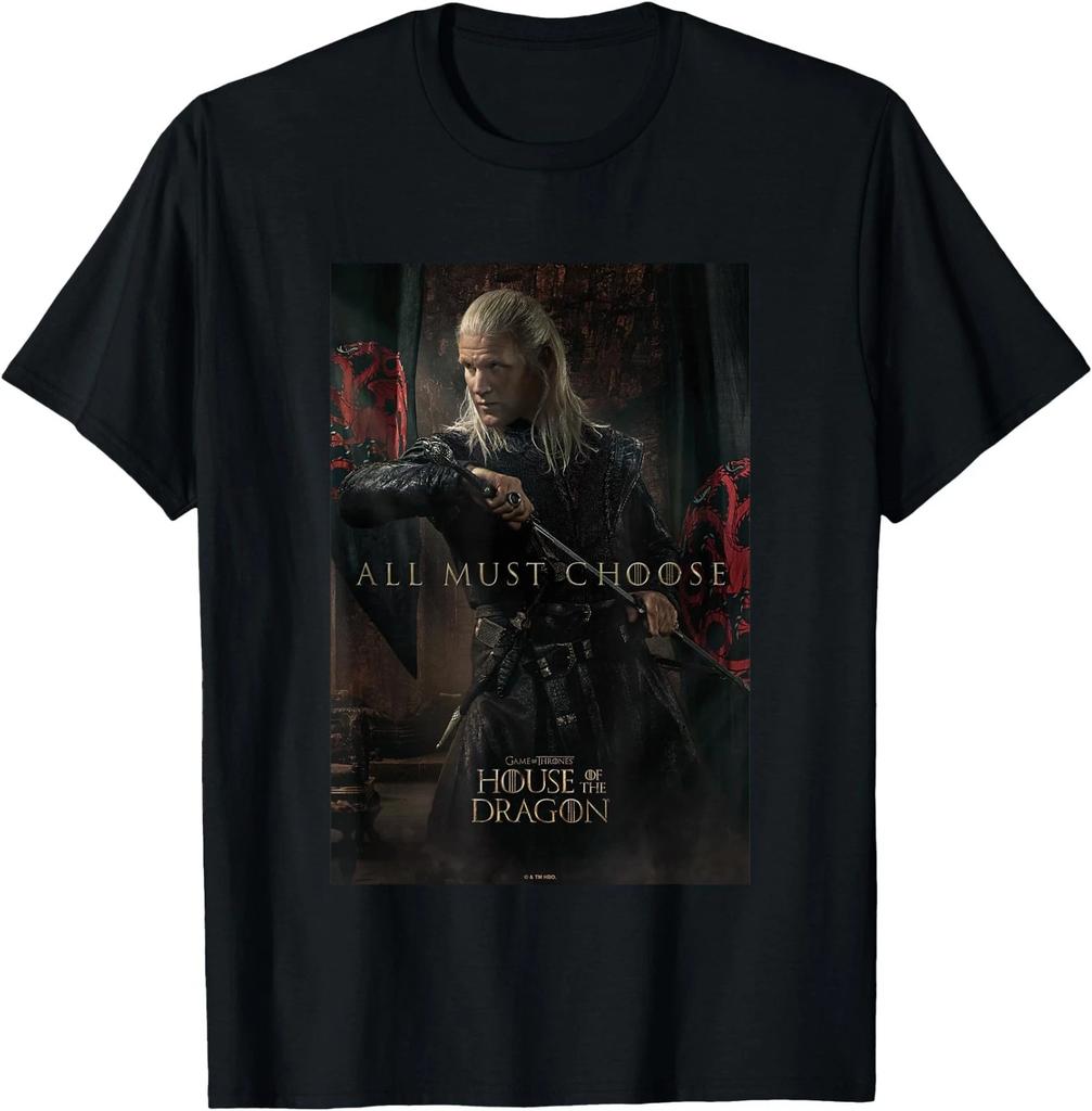 House of the Dragon All Must Choose Daemon Targaryen Vintage T-Shirt