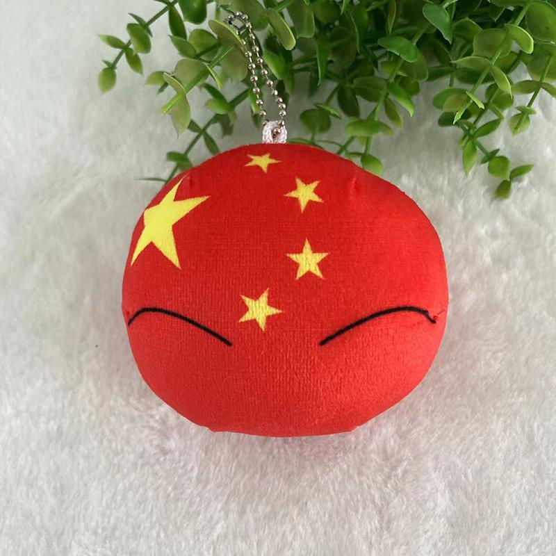 Рождественские подарки Плюшевые кантриболы 10 см Подвеска Polandball Шары с флагами стран Кантрибол Мягкая кукла