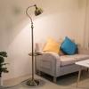 Classic Floor Lamp Modern Office Desk Bedroom Adjustable Direction Standing Lamp Copper Color Home Lighting