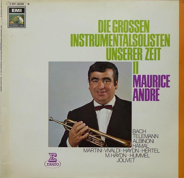 Виниловая пластинка MAURICE ANDR Die Grossen Instrumentalsolisten Un 1C04728350N Die Stimme Sein Германия Классическая Б/У