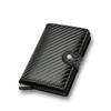 Slim Thin RFID Business Card Holder Name Card Case Carbon Fiber Wallet Men Bank Cradholder Minimalist Walets Money Bag with Hasp