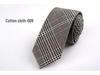 New Plaid Twill Cotton Tie: Men's Business Casual Korean Style for Weddings