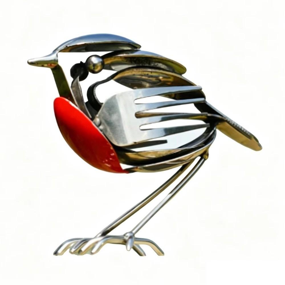 New Handmade Robin Metal Art Sculpture Mockingbird Metal Robin Desktop Small Ornament Robin Ornament Robin Statue