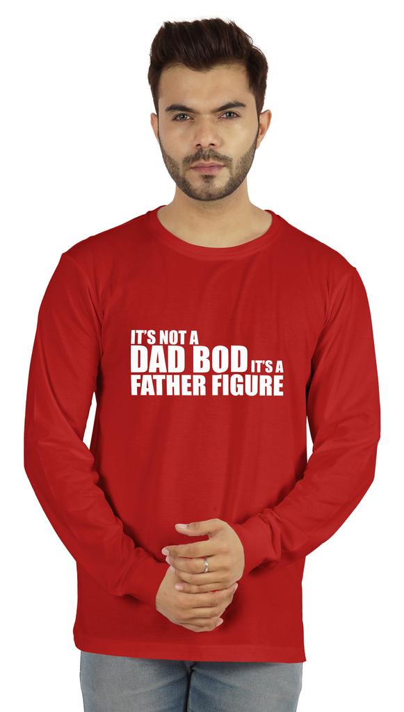 Inkmeso Мужская футболка It's Not A Dad Bod It's A Father Figure Смешные цитаты Папочка футболка