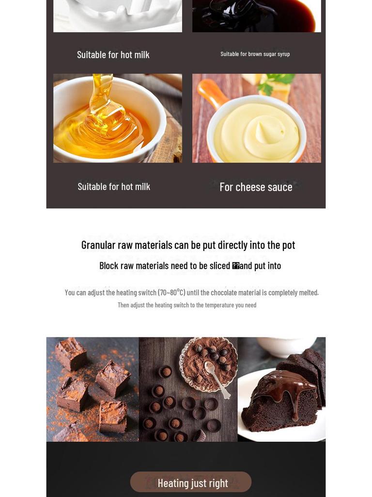 Трансграничный коммерческий плавильный котел и печь для шоколада