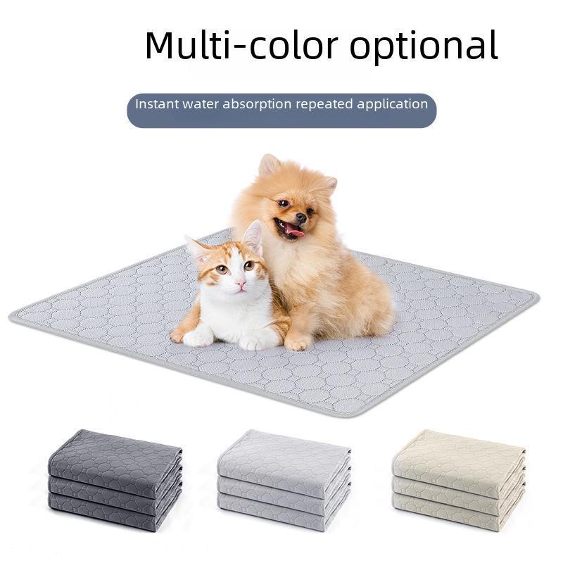 Моющиеся и многоразовые пеленки для дрессировки собак — четырехслойные водонепроницаемые, впитывающие пеленки для сбора мочи домашних животных и подгузники для кошек.