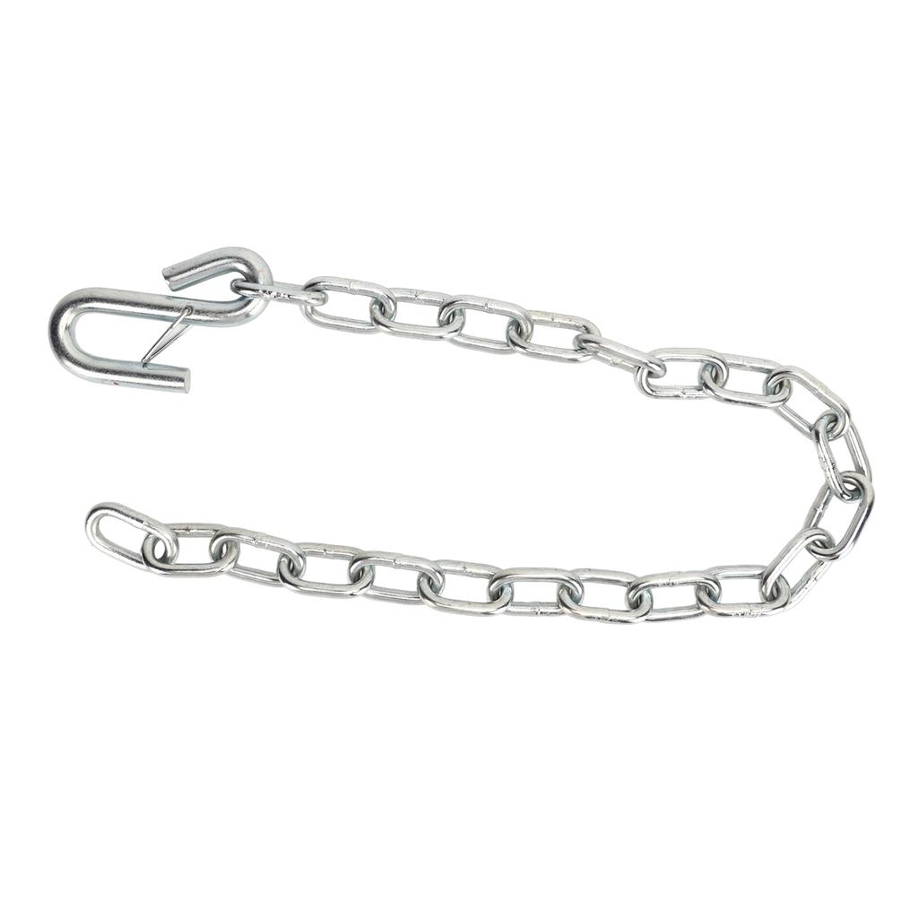 Страховочная цепь для прицепа, усиленная, 3500 фунтов, страховочные цепи с S-образными крюками с двойным пружинным зажимом, буксировочные тросы для прицепа, дома на колесах