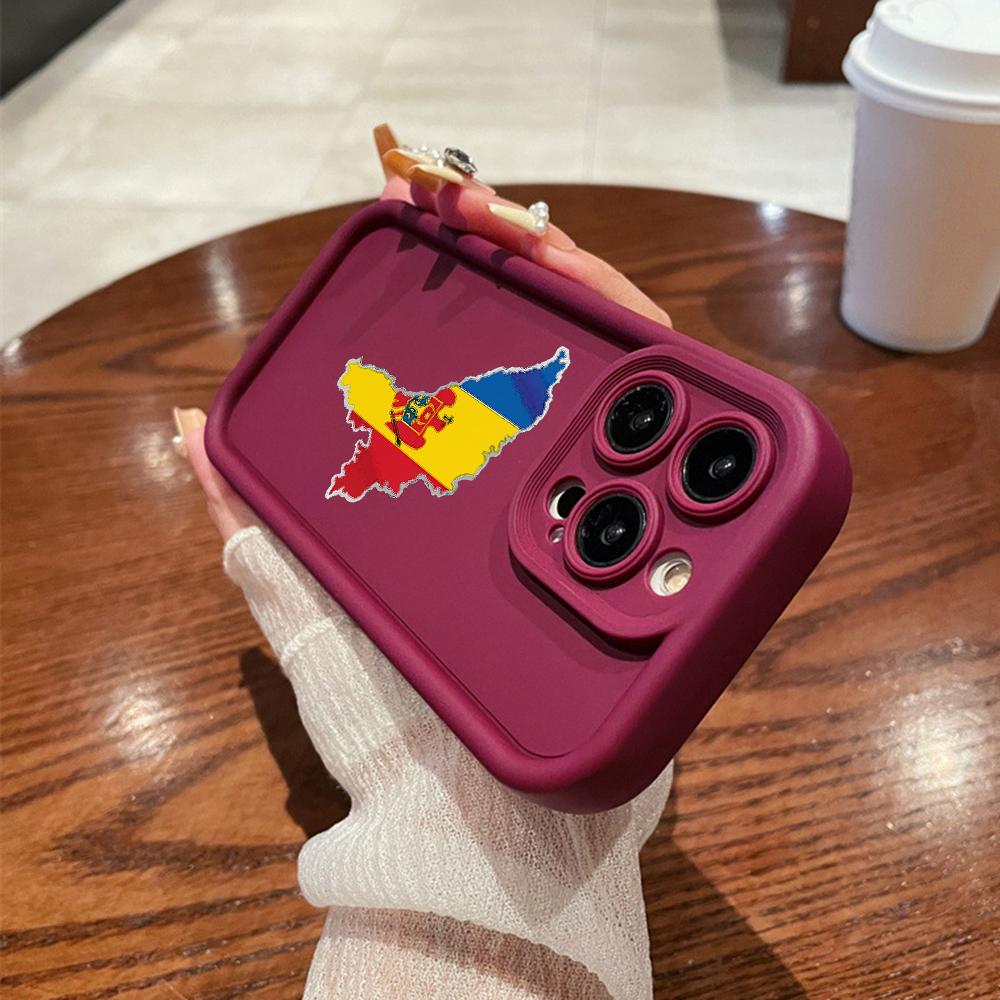 N91 Флаг Молдовы, мягкие чехлы для телефонов с ангельскими глазками для iPhone 15, 14, 12, 11 Pro Max 13 mini 7 8 6S Plus XS Max XR SE, противоударный чехол-бампер
