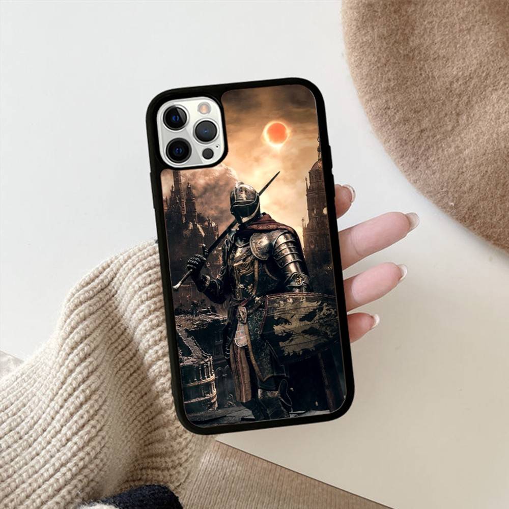 Игровой чехол для телефона D-Dark S-Souls PC+TPU для iPhone 17 16 15 14 PRO MAX 11 12 13 PLUS MINI