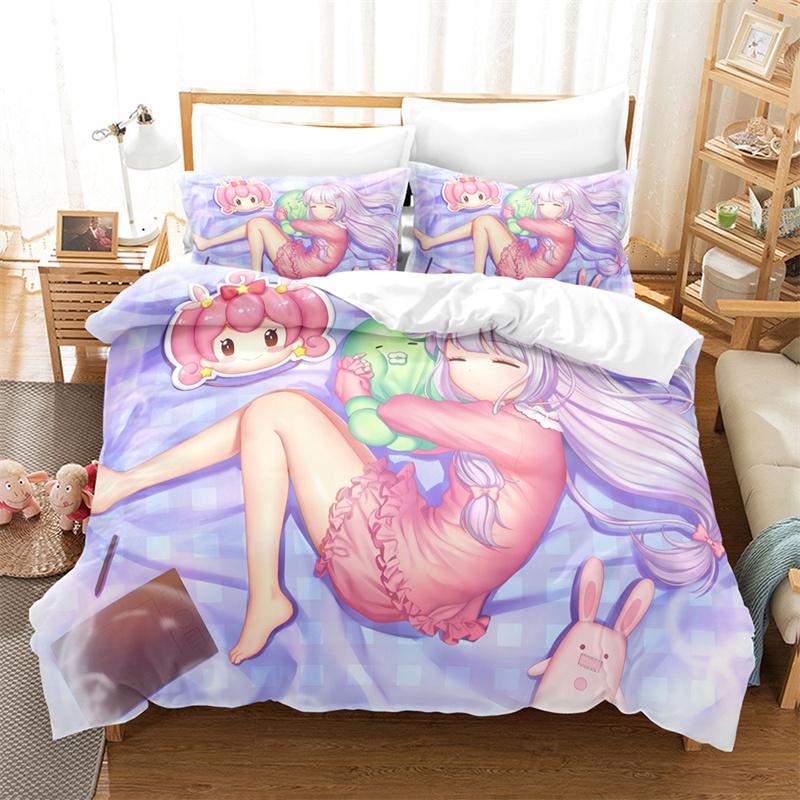 Комплект постельного белья с изображением милой девочки, комплект постельного белья для влюбленных, комплект постельного белья для детей, роскошный комплект постельного белья размера «king-size», комплект постельного белья «queen-size»