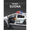 1/24 Полицейский Cybertruck Tesla Внедорожник Сплав Металл Литая Модель Автомобиля Коллекции для улицы Классическая Модная Игрушка Украшения Валюнтин Дети