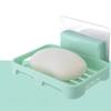 Soap Rack No Drilling Wall Mounted Double Layer Soap Holder Soap Sponge Dish Bathroom Accessories Soap Dishes Self Adhesive