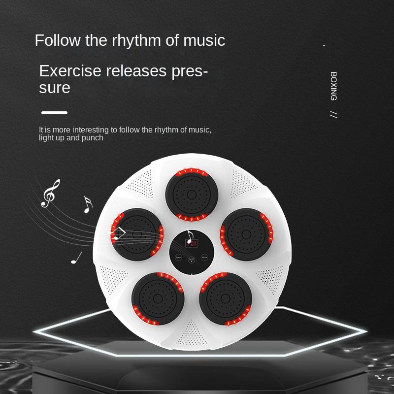 Умный Bluetooth-тренажер для бокса по стеновым мишеням с музыкальным сопровождением и беспроводным подключением для домашнего спортзала