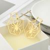 Cazador Animal Hoop Earrings for Women Spider Snake Bat Stainless Steel Jewelry Accessories Birthday Halloween Gifts 2026 Trend