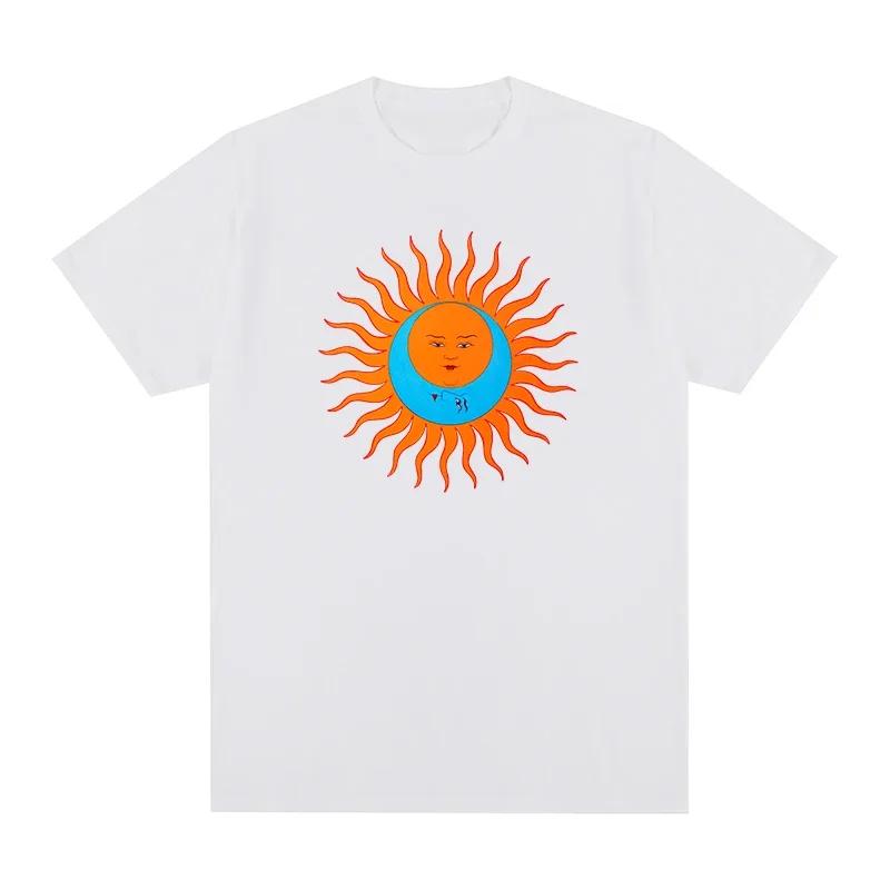 King Crimson Larks Tongues in Aspic T-shirt Cotton T Shirt TEE TSHIRT WoTops 2024 in Summer O-neck Streetwear
