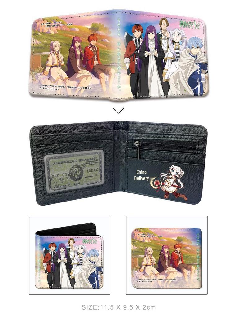 Фрирен: Кошелек для монет 3D-анимация «За гранью конца путешествия» - Стереоскопический рельефный мультяшный дизайн