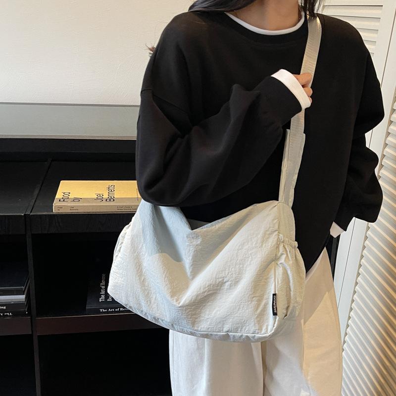 Нейлоновая спортивная сумка кроссбоди мужская и женская большой вместимости сумка-тоут сумка через плечо для通勤