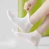 Summer Thin Mesh Breathable Antibacterial Pure Cotton Socks for Women, Sweat-absorbing, Odor-proof Solid Color Anti-slip Socks