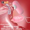 USB зарядка Двойной Яйцо Вибратор Женщины Мастурбация Сиськи Лизание Вибраторы Сосание Клитора Стимулировать Пары Интимные Секс Игрушки