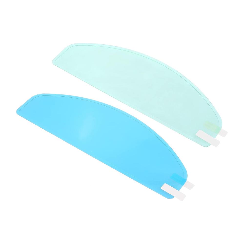 Универсальная 2 шт. 9,65" x 3,46" Защитная от дождя и запотевания пленка для мотоциклетного шлема