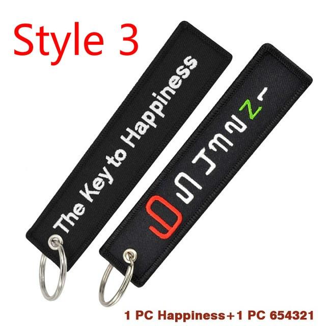 2 шт./компл. брелок для мотоциклов «Ключ к счастью» брелок для ключей модные украшения