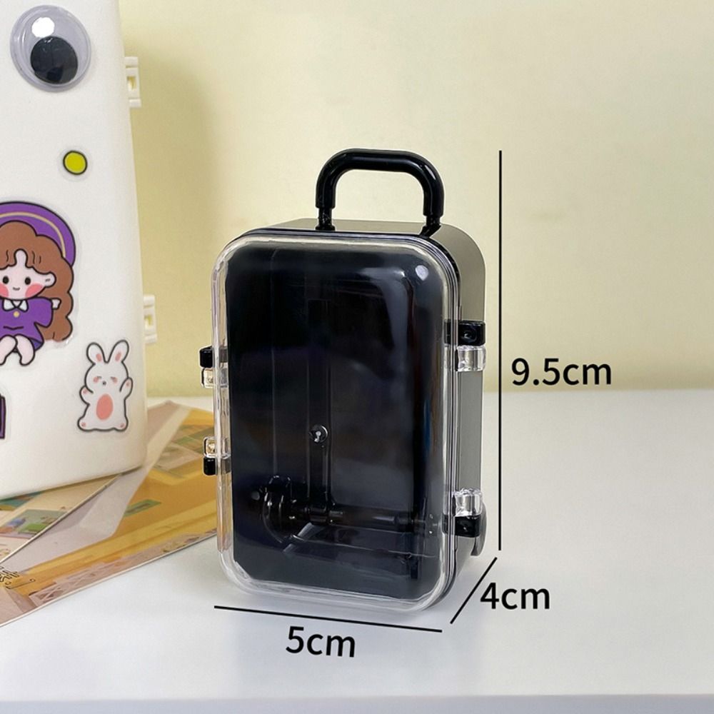 Cute Mini Roller Travel Suitcase Personality Creative Small Luggage Trolley Case Dollhouse Handbag Wedding Candy Box