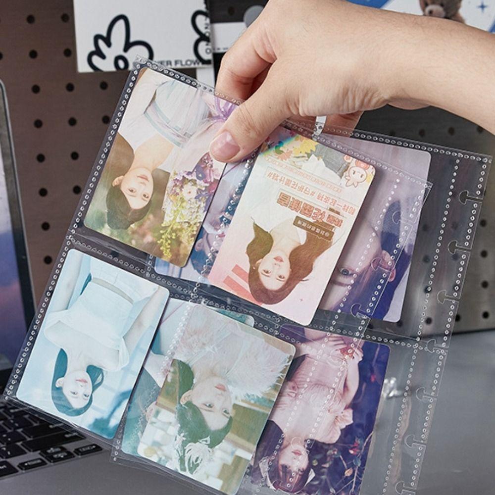 Transparent Acrylic Photo Album 3 Inches Idol Picture Protector Durable Card Holder  School