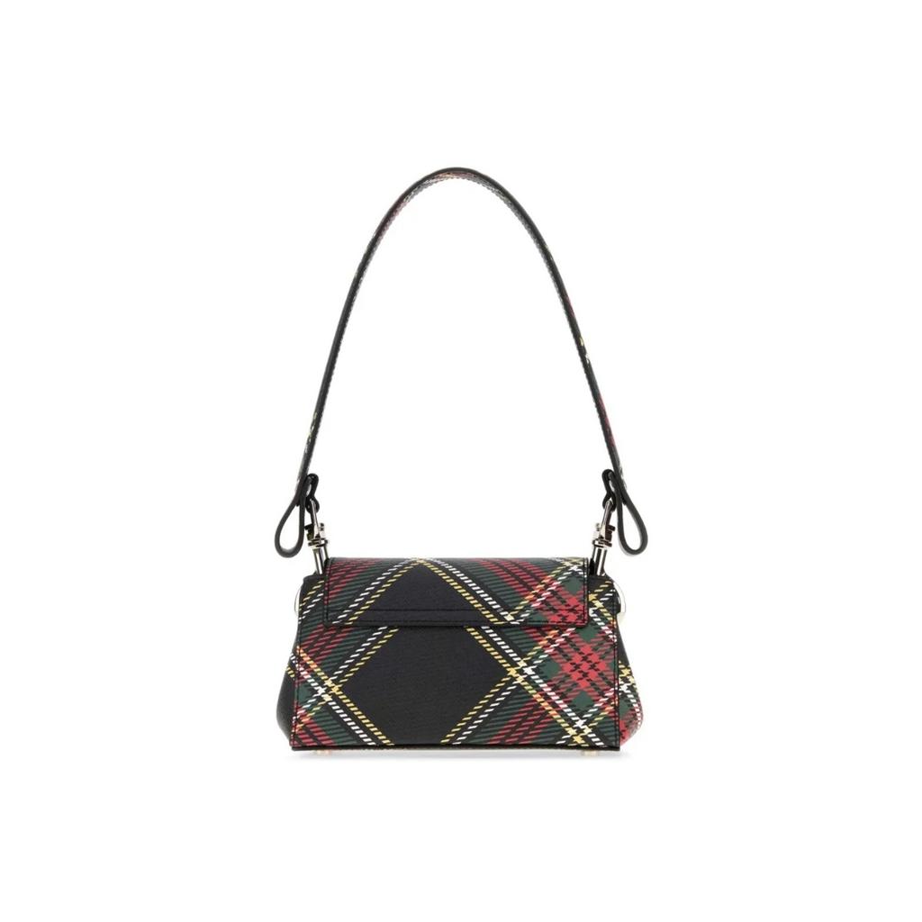 VIVIENNE WESTWOOD Мини-сумка через плечо из кожи с логотипом Hazel Женская сумка через плечо Разноцветная 46030001WS0022