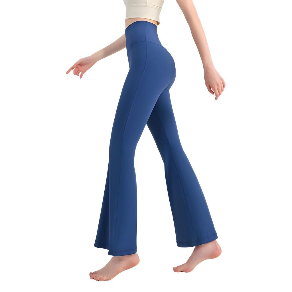 Молодежные брюки для йоги NS Nude Feeling с высокой талией и расклешенным низом для женщин – Подтягивающие бедра, плотно облегающие, идеально подходят для фитнеса и йоги