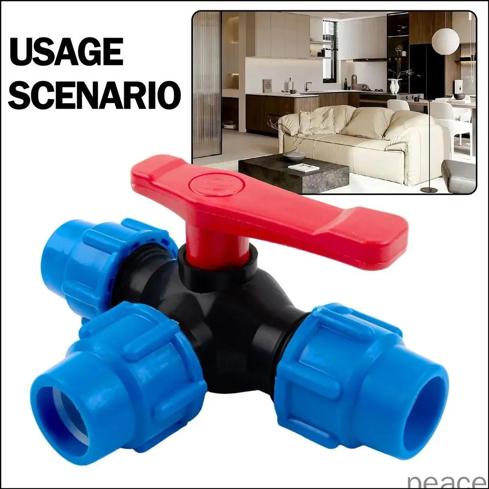 Pipe Fittings with Ball and Tee Adapter for Pipe and Maintenance