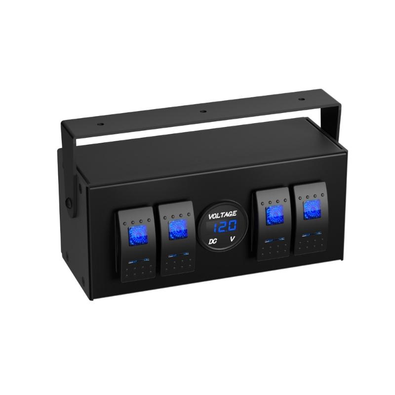 Удобный корпус с 4 тумблерами и USB-портами для лодок