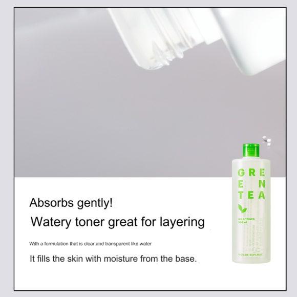 Nature Republic Clear Green Tea Мягкий большой тоник Специальный набор 500 мл+200 мл (2 варианта)