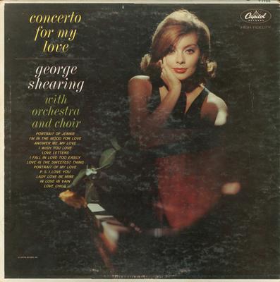 Виниловая пластинка GEORGE SHEARING - Concerto For My Love T1755 CAPITOL 1962 США Джаз Б/у