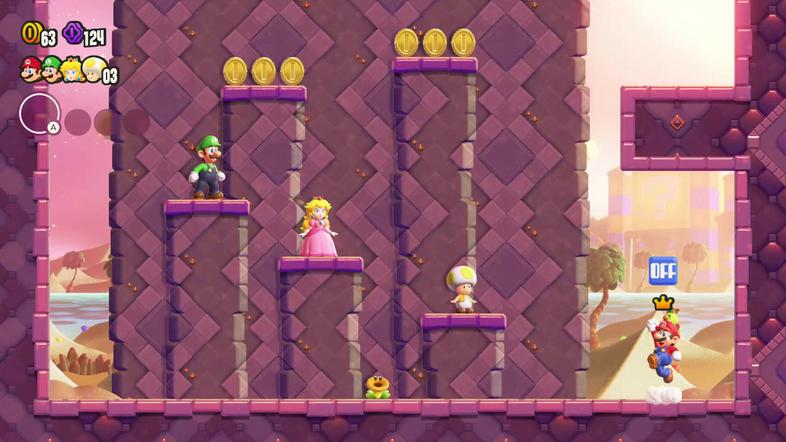 Nintendo switch super mario bros. game wonder