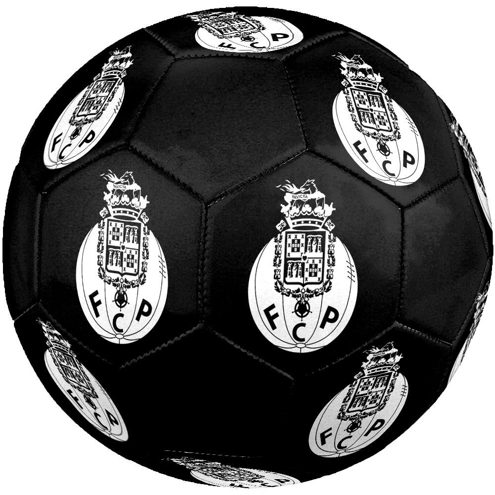 FC Porto Size 5 Soccer Ball, Machine-Stitched PVC, Durable & High Bounce, All Ages Fit, fan merchandise, matches & outdoor use.