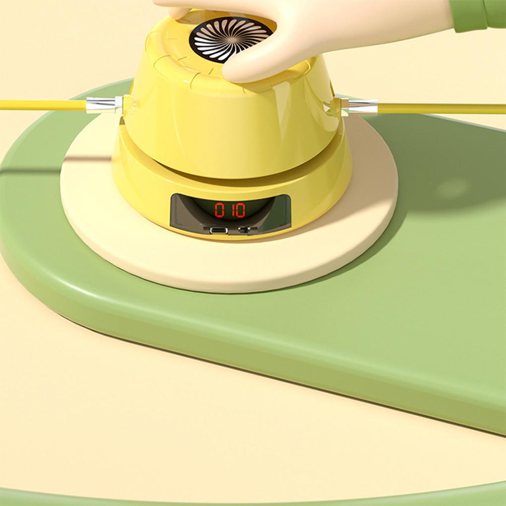 Электрический скакалка тренажер упражнения через игру без помощи рук 10 клавиш переключения передач пульт дистанционного управления