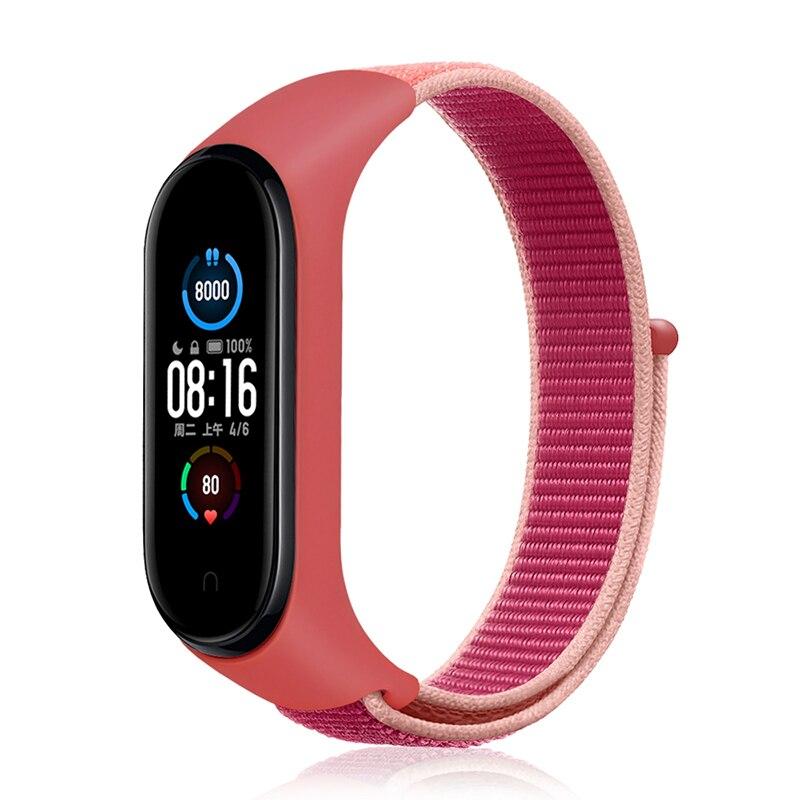 Нейлоновая плетеная петля Solo для Xiaomi Mi Band 5 6, ремешок-браслет, ремень Mi Band 3 Mi Band 4, браслет для Xiaomi Mi Band 6, 5, ремешок для часов