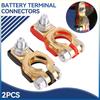 1 Pair 12V 24V Automotive Car Top Post Battery Terminal Wire Cable Clamp Clips Terminal Connectors Quick Release Car Accessories