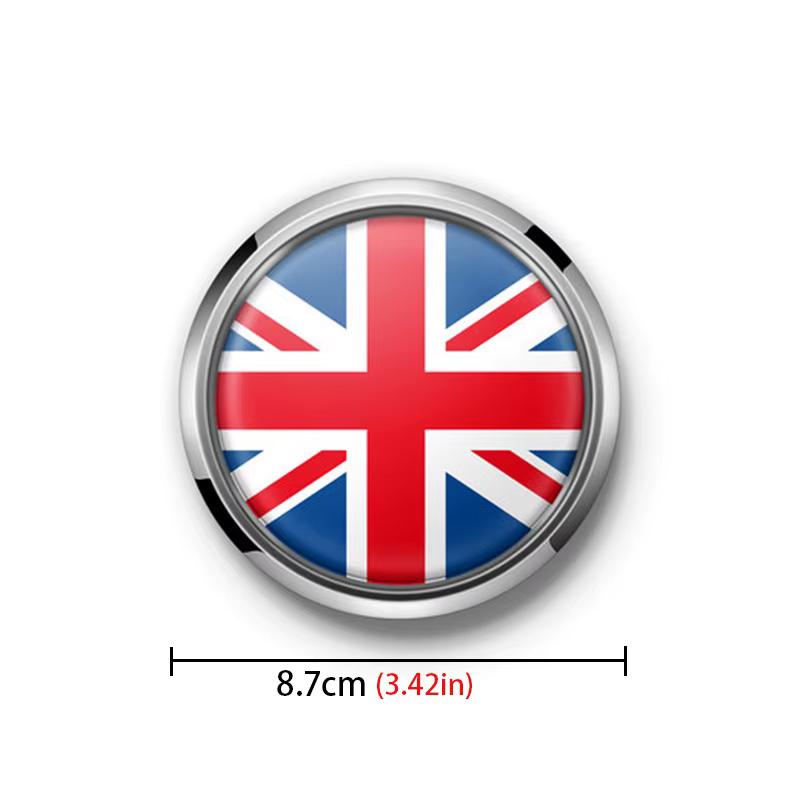 3D Metal Car Front Grille Emblem Badge Sticker For MINI JOHN Cooper S Works JCW R56 R60 R61 F50 F54 F55 F56 F60 Auto Accessories