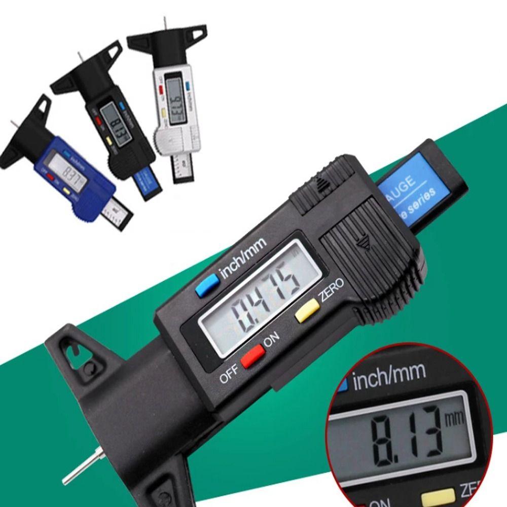Depth Caliper Measuring Tools Meter Thickness Gauges Depth Gauge Tire Wear Detection Car Tire Tread