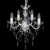 VidaXL Chandelier In Transparent Crystal Ceiling Lamp Luminaire Living Room Bedroom 240309