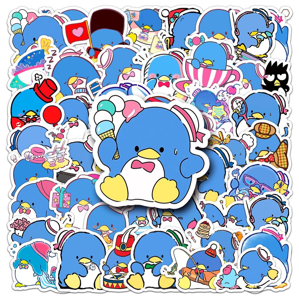 50 Водонепроницаемых наклеек Sanrio Tuxedo Sam Пингвин для Украшения Милого Дневника