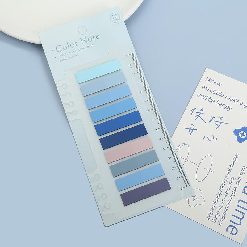 Прозрачная линейка и наклейки-указатели Morandi Marker для студентов