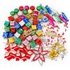 Christmas Decorations with Bells Candy Sticks Stars Gift Boxes and Santa Ornaments Christmas Tree Decoration Items (90 Pcs) Multicolor