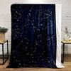 Starry Constellation Design Blanket Patterned flannel blanket perfect for the bedroom living room, sofa, or a little nap