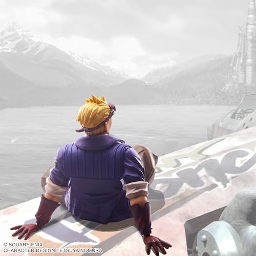 Final Fantasy VII Принесите Искусство<Cid Highwind> Подвижная фигурка из ПВХ, окрашенная